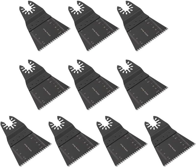 Oszillierende Sägeblätter, 10-teiliges Multifunktionswerkzeug-Klingenset, 65 mm, oszillierendes Multifunktionswerkzeug-Z...
