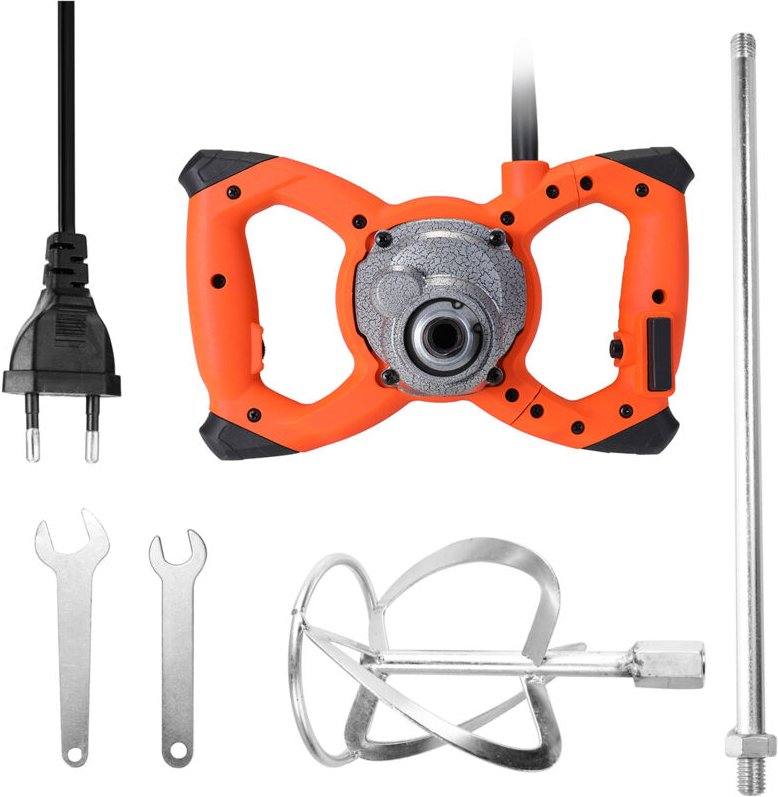 Ineasicer - Rührgerät mit 2300 w Leistung - Farbmörtelrührer - Robustes Metallgetriebe mit 6 Geschwindigkeiten - Mit gro...