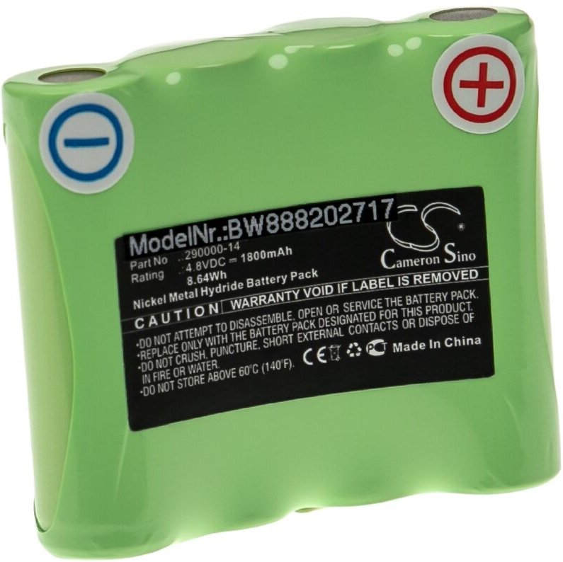 Vhbw - Akku kompatibel mit Linienlaser flg 40-Green Messgerät (1800mAh, 4,8V, NiMH)