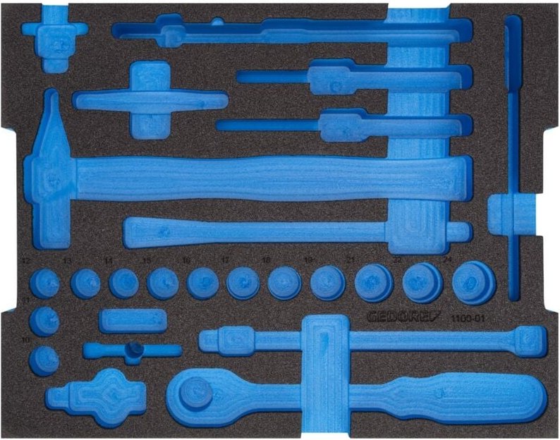 Schaumstoffmodul 2/2 l-boxx 136 leer, Nr. EI-1100-01 - Gedore
