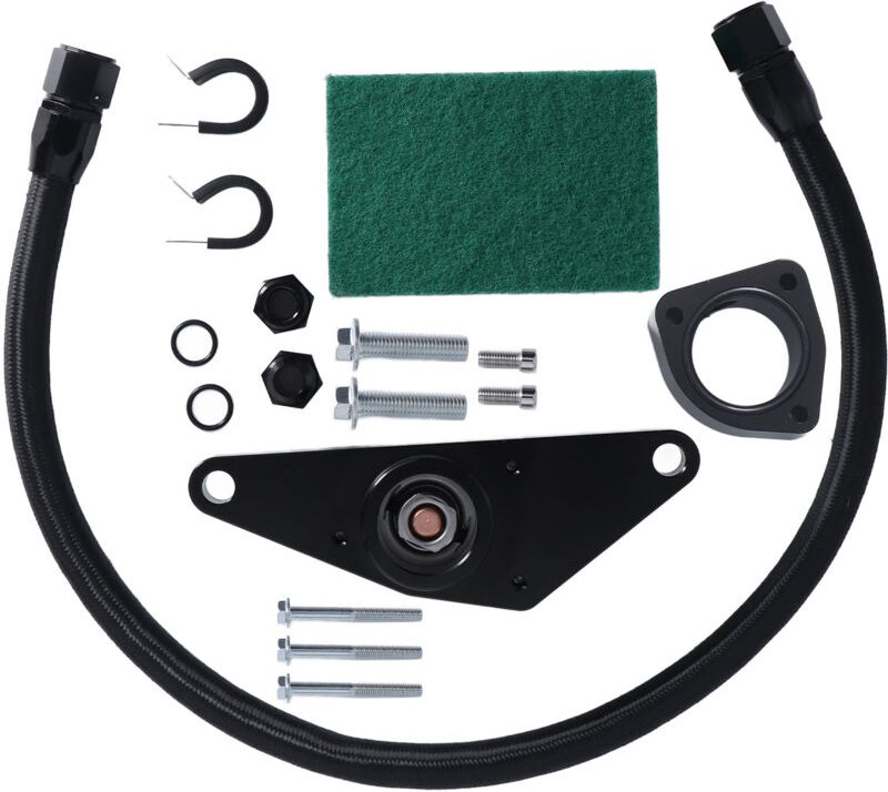 Kühlmittel-Bypass-Kit, Ersatz-Kühlmittel-Bypass-Schlauchsatz aus Aluminiumlegierung für 5,9L und 6,7L.