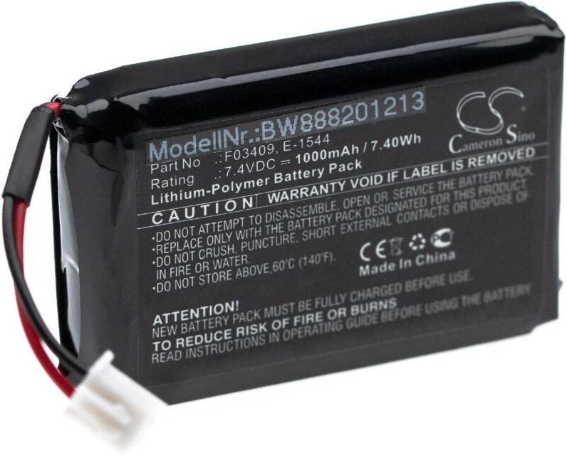 Vhbw - Akku kompatibel mit Satlink WS-6936, WS-6923, WS-6933, WS-6932 Messgerät (1000 mAh, 7,4 v, Li-Polymer)