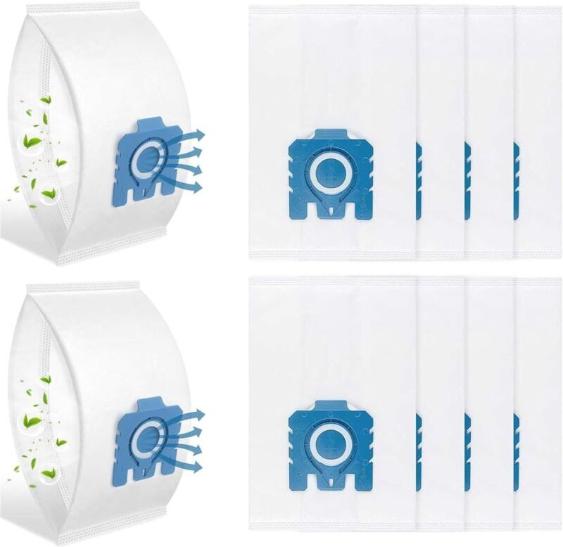 10 Stück Staubsaugerbeutel 3D Efficiency für Miele GN 3D Staubsauger Classic C1 Complete C2 Complete C3, S2 S5 S8, Ersat...