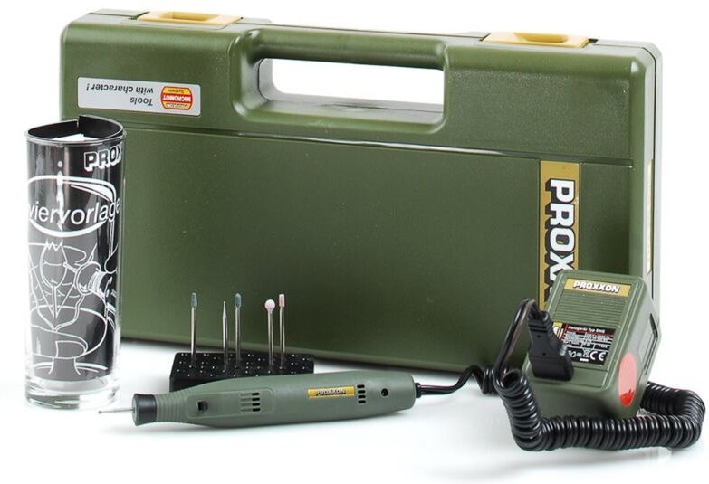 Gravier-Komplettset Graviergerät 230 v Länge: 14,5 cm 18 w - Proxxon