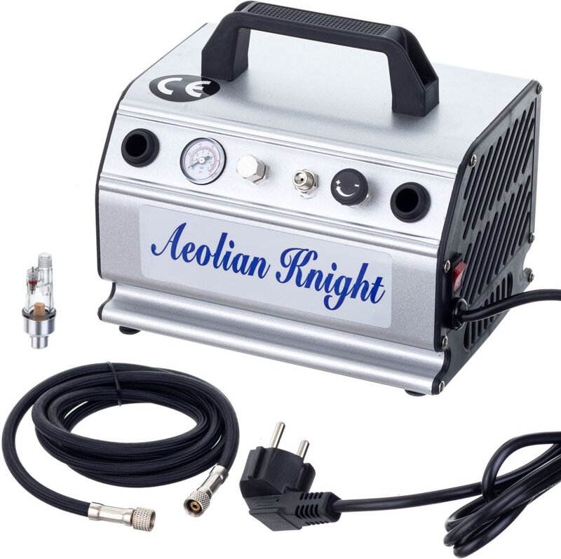 230v Airbrush Kompressor Auto Start Stop Schlauch Tank Filter