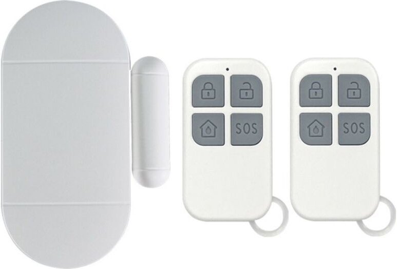 Türalarmanlage, Türöffnungssensor mit lauter 130 dB Sirene, kabellose magnetische Tür- und Fensteralarme für Türen, Fens...