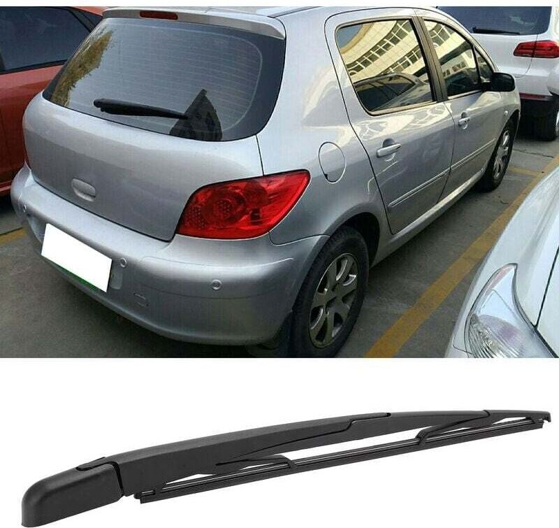 Heckscheibenwischerblatt-Einheit, Heckscheibenwischerarm-Set 6429T1 schwarz, passend für 307 2000-2012