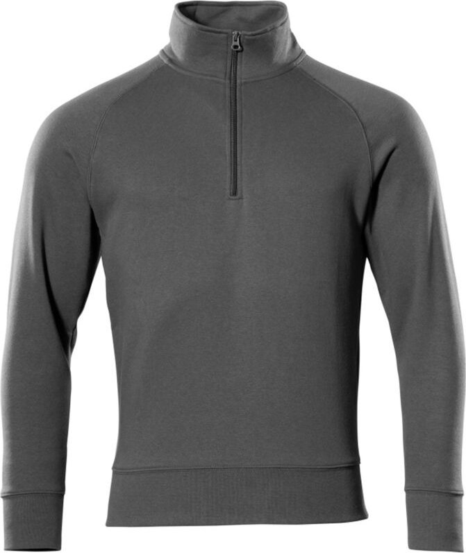 Mascot Sweatshirt NANTES CROSSOVER mit kurzem Reißverschluss, Herren 50611 Gr. XS dunkelanthrazit