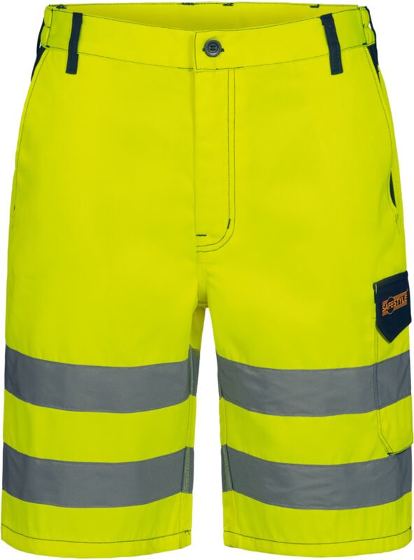 Gr .44 JESSEN WARNSCHUTZ-SHORTS gelb JESSEN HIGH VISIBILITY SHORTS