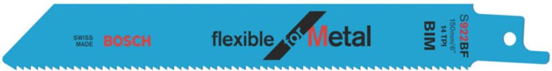 Bosch Säbelsägeblatt S 922 BF, Flexible for Metal 25 Stk