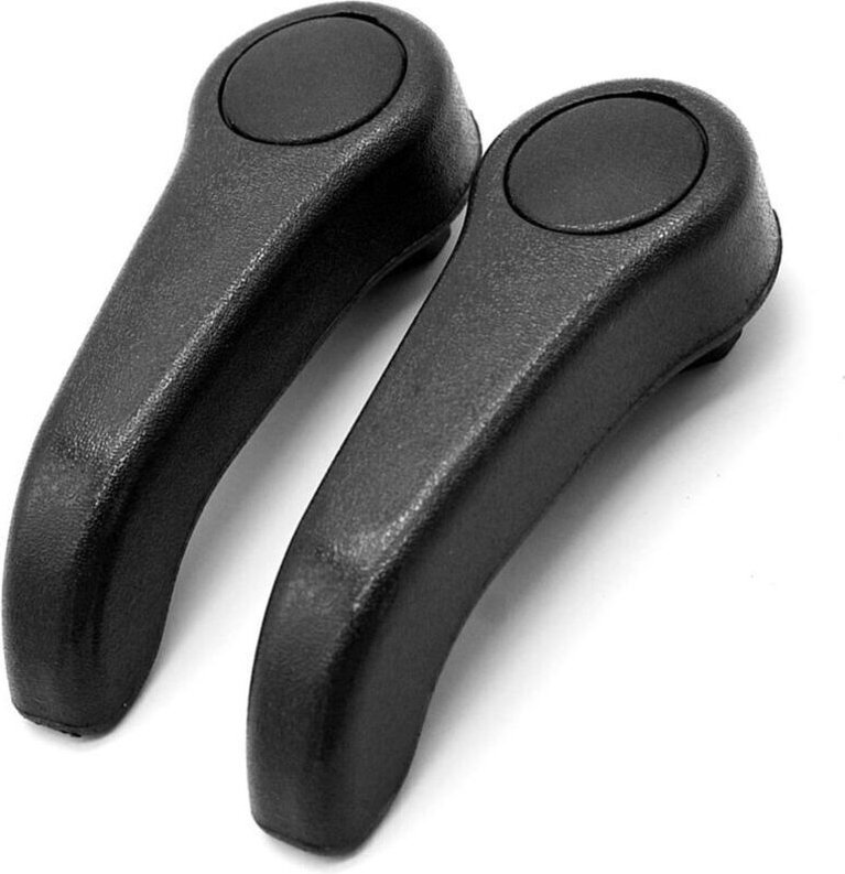 Ersatz-Sitzgriffe für Renault Clio Mk2 Schrägheck, Verstellhebel-Set (Schwarz), Schwarz