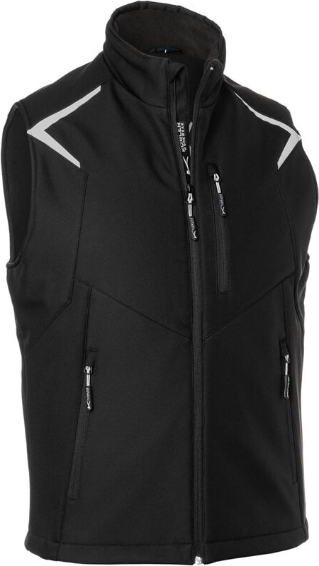 Kübler Bodyforce Softshell Weste Schwarz xxl