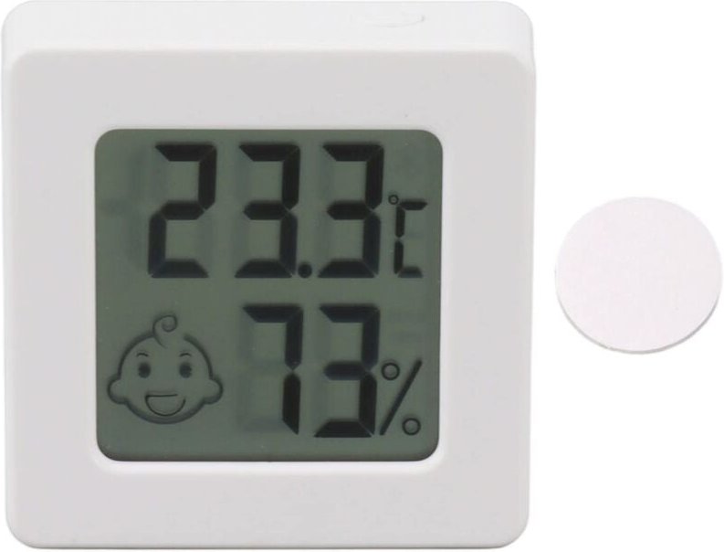 Mini-Hygrometer-Thermometer, hochpräzise, kompaktes, tragbares digitales Temperatur- und Feuchtigkeitsmessgerät für die ...