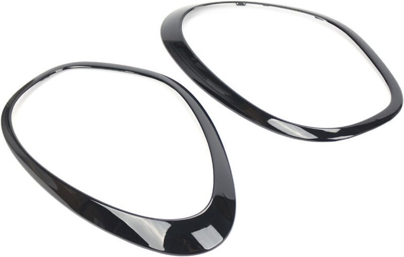 Vtizikl Lot de 2 enjoliveurs de phare de rechange pour BMW MINI Cooper Countryman 2011-2016 OEM 51139801573 51139801574