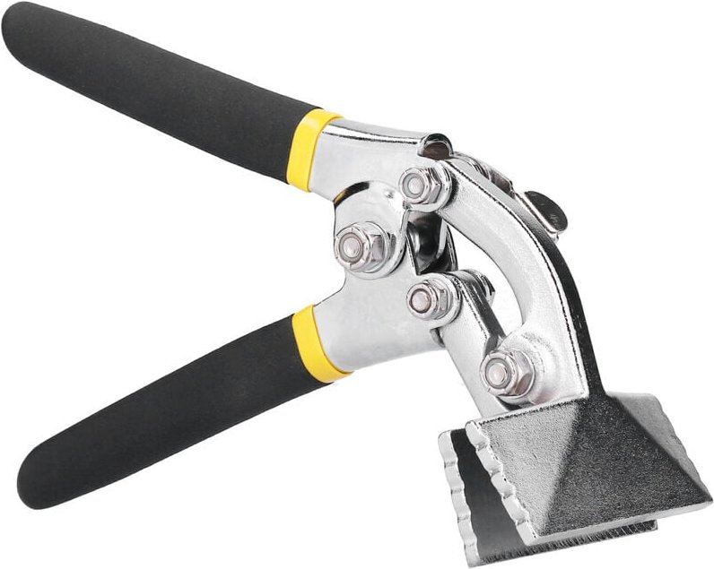 Blechschneider mit gebogenem Griff, robuste Blechbiegevorrichtung, Klemme zum Biegen von Metall in Kunststoff.