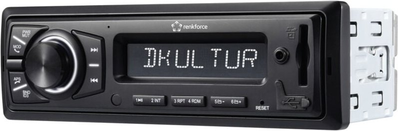 RF-ARAR-400 Autoradio inkl. DAB-Antenne, dab+ Tuner, Bluetooth®-Freisprecheinrichtung - Renkforce