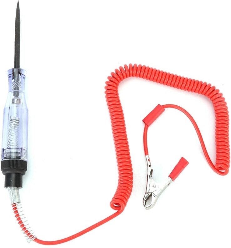 Kfz-Stromkreisprüfer, 6-24V 2m/6,6ft Kfz-Stromkreisprüfer-Leistungsprüfer-Diagnosewerkzeugstift für Kraftfahrzeuge