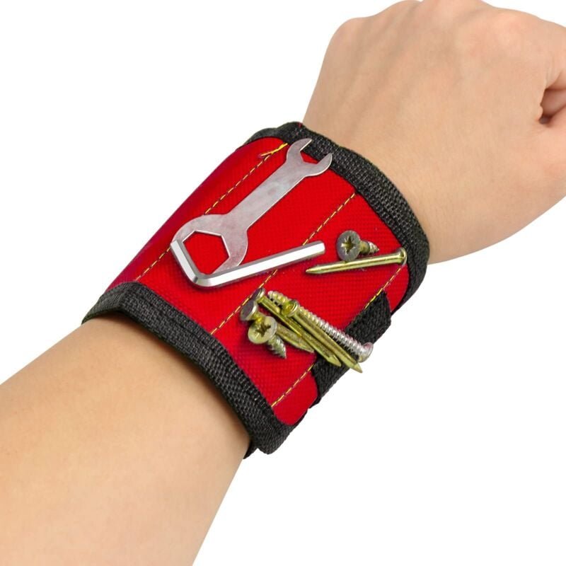 Magnetisches Armband zur Aufbewahrung von Handwerkzeugen, Schrauben und als Armbandhalter