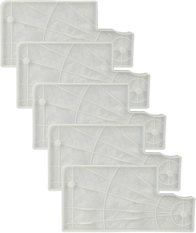 vhbw 5x Motorschutz-Filter Ersatz für Tornado K57316110 für Staubsauger