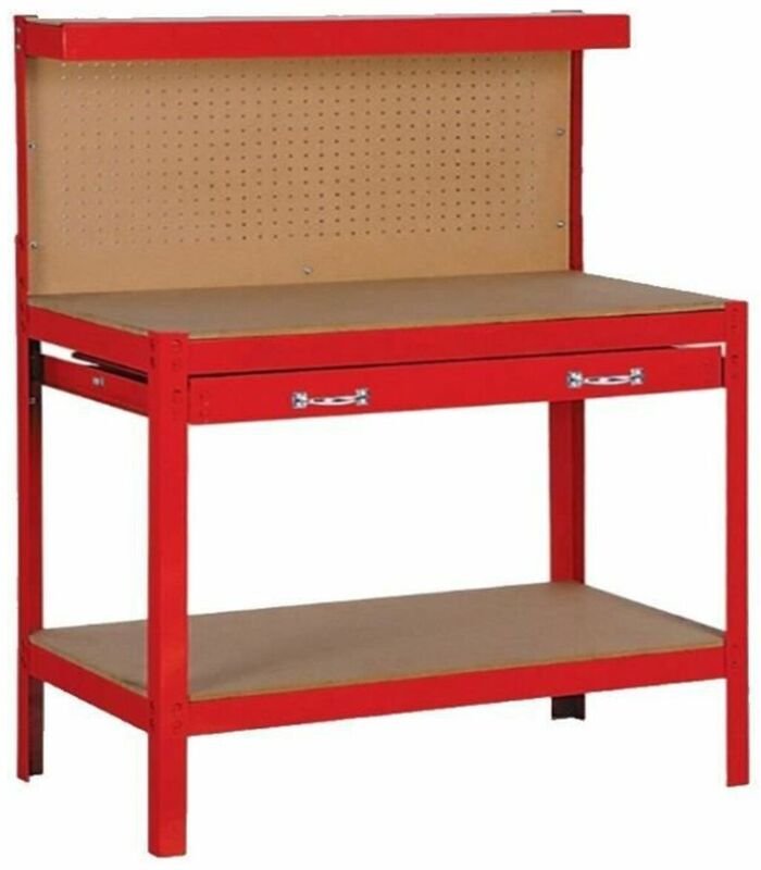 Werkbank Domac ESTAB100 Rot