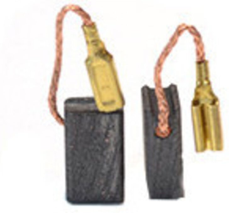 2 Stück anpassbare Kohlen für Bosch. Maße: 5 x 10 x 21 mm.