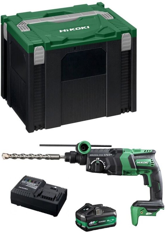 Bohrhammer HIKOKI DH36DPEB1X (1 x 4,0Ah/8,0Ah + UC18YSL3 + Koffer HSCIV)