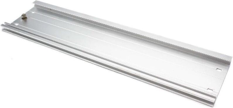 vhbw Profilschiene Ersatz für Siemens 6ES7390-1AE80-0AA0 für Automatisierungssysteme - Aluminium, 480 x 123 x 15 mm Silb...