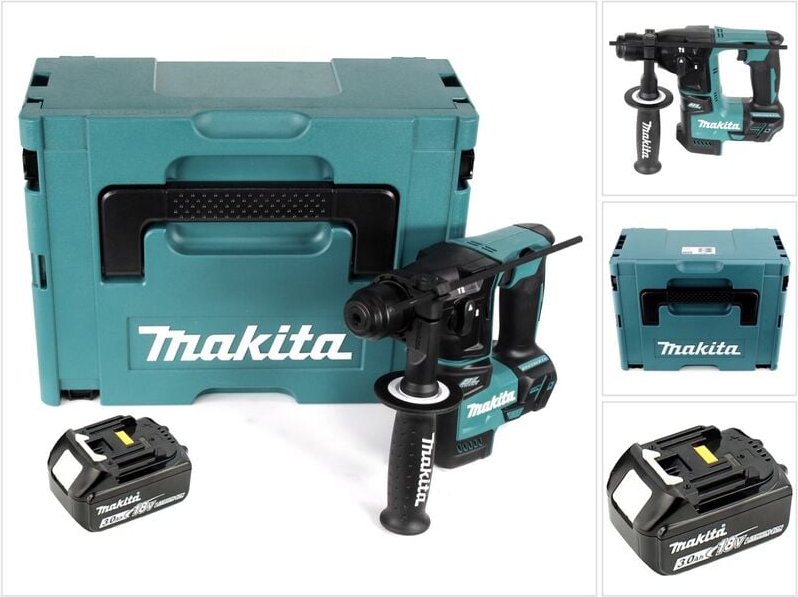 Dhr 171 F1J Akku Bohrhammer 18V 1,2J Brushless sds plus + 1x Akku 3,0Ah + Makpac - ohne Ladegerät - Makita