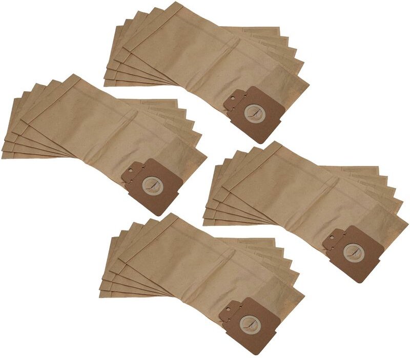 20x Staubbeutel kompatibel mit Kärcher cv 30/1, cv 3.000, cv 38/1, cv 30/1 Professional Staubsauger - 35cm x 16cm braun ...