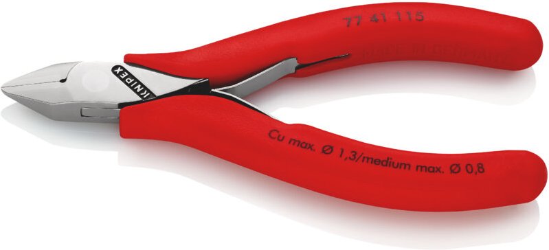 77 41 115 Elektronik- Seitenschneider mit Mehrko. 115 mm - Knipex