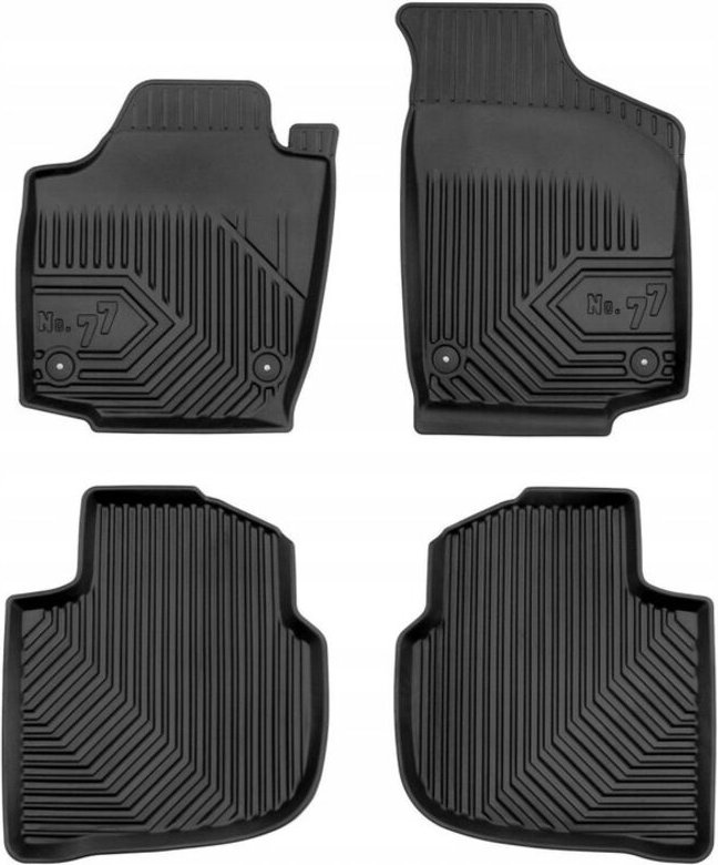 Gummimatten Seat Toledo 4 2012-2018 Kofferraum 77