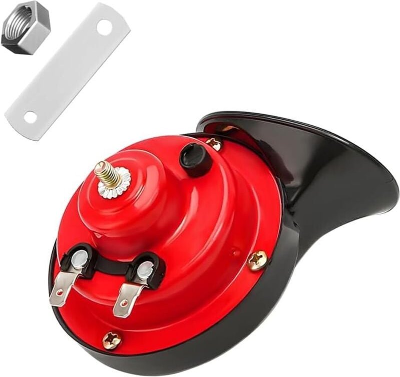 Universelle Schneckenhupe für Auto, LKW, Motorrad, 12 V, 110 dB, laute Drucklufthupe, wasserdicht, doppelte Motorradhupe...