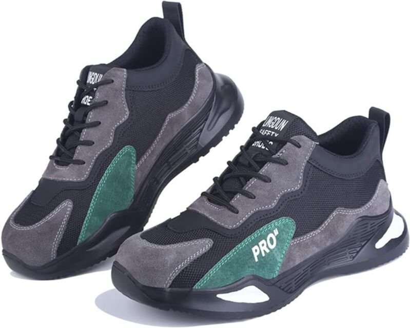 Sicherheits-Zehenarbeitsschuhe für Herren, rutschfeste Zehenkappe aus Legierung, leicht und atmungsaktiv -40