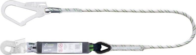 BANDFALLDÄMPFER Single mit Gerüsthaken 4441 1,75m lang, DIN EN 355 KRASTOS®