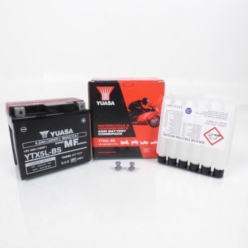 batterie yuasa für motorrad honda 125 xr l 2003 bis 2008 ytx5l-bs