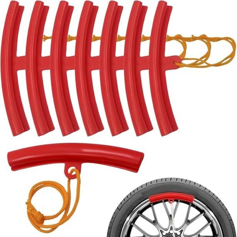 8-teiliger Felgenschutz, Felgenschutz, für alle gängigen Autofelgen