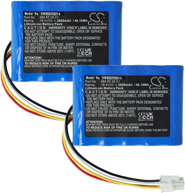 Akku kompatibel mit Gardena R160Li Modell 2017, R160Li Modell 2018, Sileno+, Sileno, Sileno+ 4050 Rasenmäher (2600mAh 18...