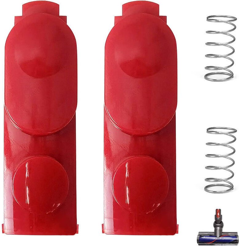 2er-Pack Ersatzteile für Dyson V7, V8, V10, V11 und V15 Staubsauger – Elektrische, federbelastete Verriegelungsknöpfe – ...