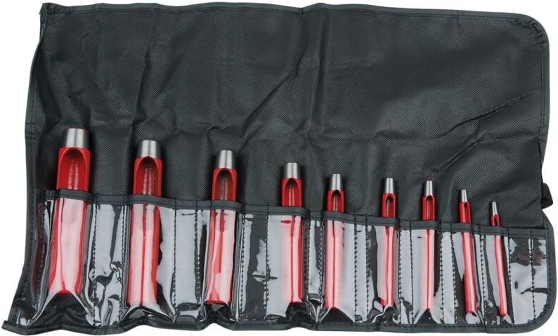 Ks Tools Rundlocheisen-Satz, 9-tlg