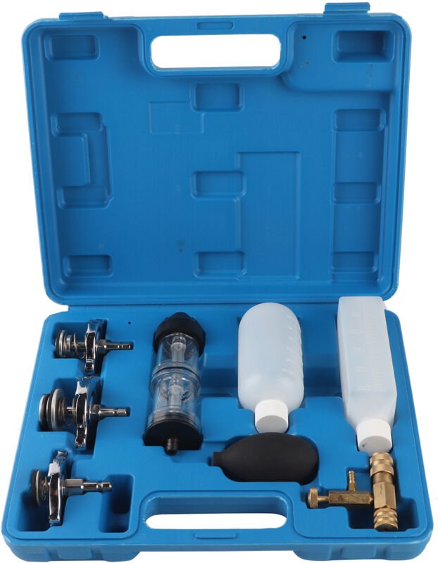 CO² Zylinderkopfdichtungs-Lecksuchgerät, 3 Bajonettadapter, Zylinderprüfer, Zylinderkopf-Lecksuchgerät für.