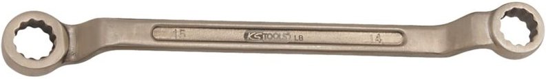 Ks Tools BRONZEplus Doppel-Ringschlüssel gekröpft 27x29 mm