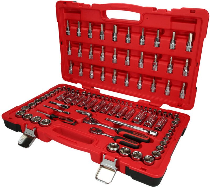 Ks Tools 1/4'+3/8' CHROMEplus Steckschlüssel-Satz, 100-tlg - 958.0699