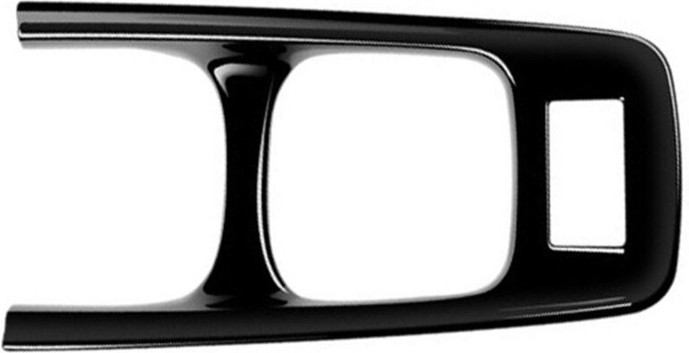 Auto GläNzend Schwarz Mittelkonsole Wasserbecherhalter Dekoration Abdeckung Verkleidung Aufkleber für AQUA MXPK10 11 15 ...