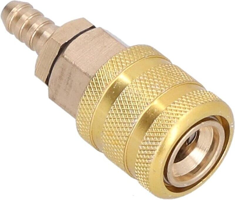 6,5-mm-Reifenfüllanschluss, Messing-Reifenventil-Adapter für Autos, Schnellkupplungs-Aufblasadapter, Reifenfüller-Anschl...