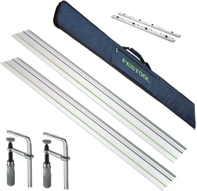 Führungsschiene fs 1400/2 + Verbinder FSV/2 + fs-bag + FSZ120 - Festool