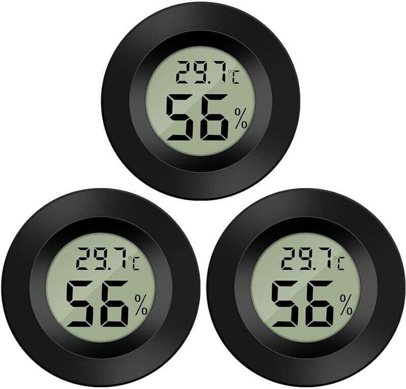 Stück Mini-Digital-LCD-Thermometer-Hygrometer Temperatur- und Feuchtigkeitsanzeige -50-70℃ 20%-90% RH Tragbares