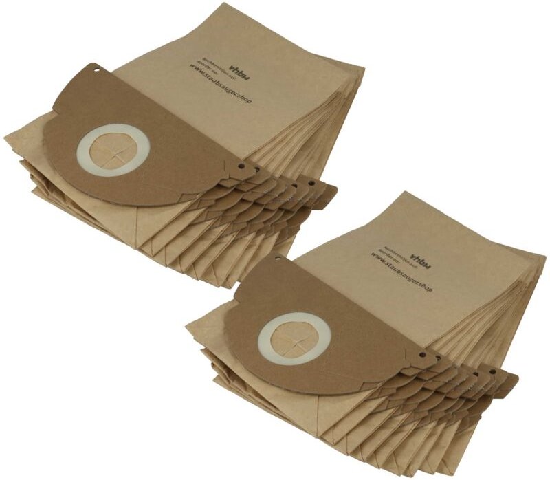 20x Staubsaugerbeutel kompatibel mit Kärcher 2101, 2101 / te, 2105, 2111, 2301, 4000 Plus / te, a 2101, a 2111 Staubsaug...
