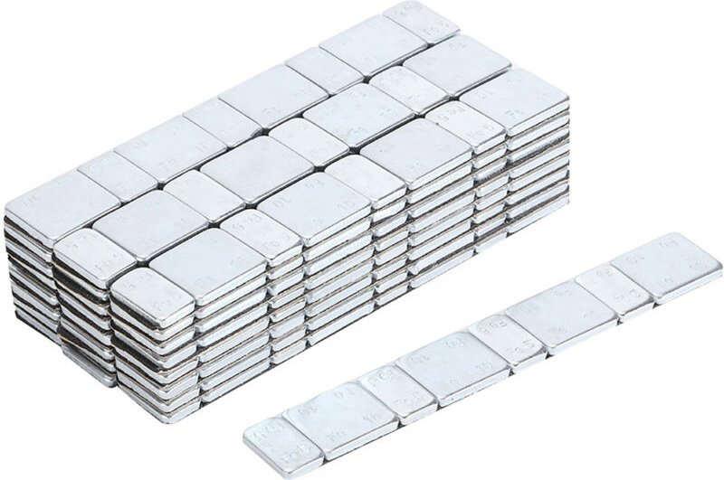 Selbstklebende Radnaben-Auswuchtblöcke, 5 g + 10 g x 25 Streifen 60 g 2,12 oz, zum Aufkleben auf die Autoreifen-Auswucht...