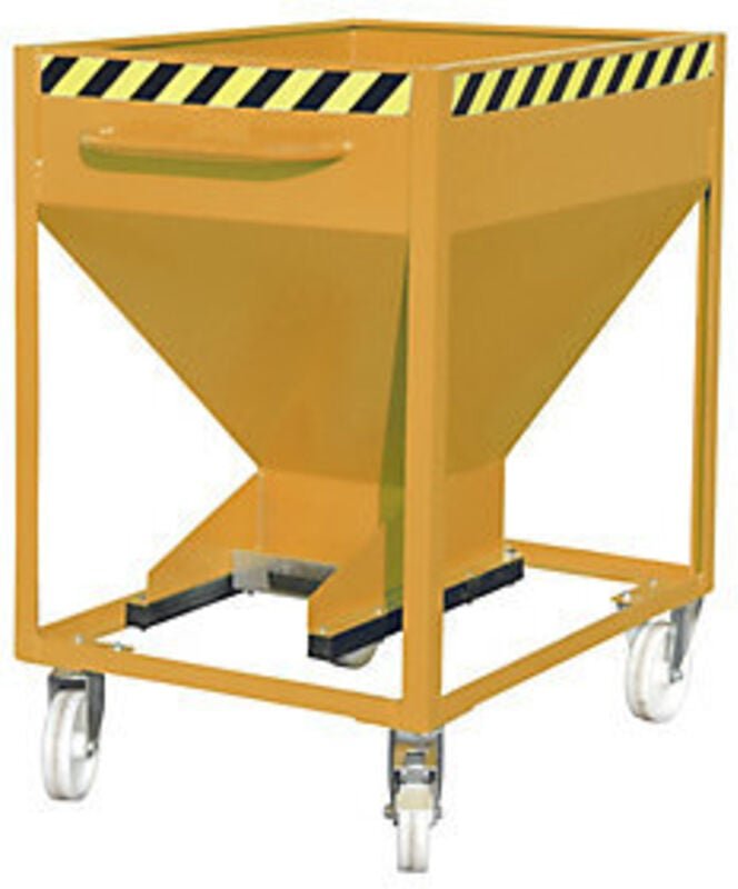 Bauer Silobehälter SR-D 375, lackiert, Gelborange