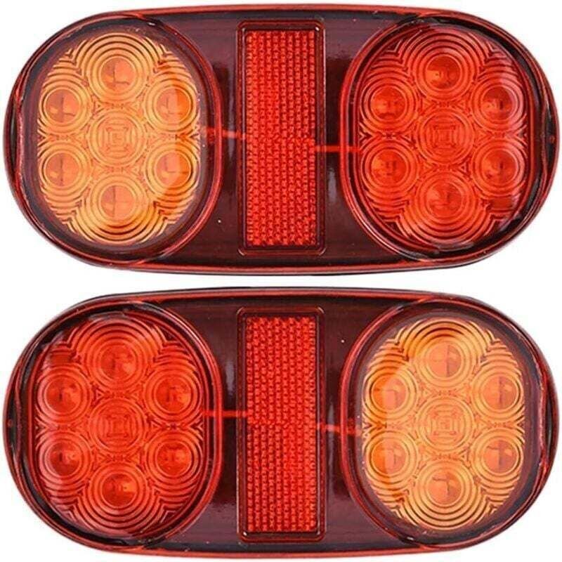 12V LED-Anhängerleuchten, 2 Stück wasserdichte LED-Anhänger-Rückleuchten